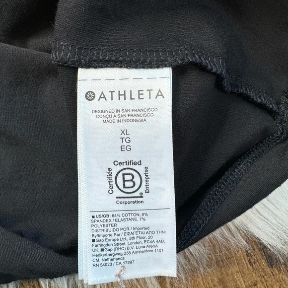 Athleta EFFORTLESS TEE DRESS Black - Picture 6 of 7